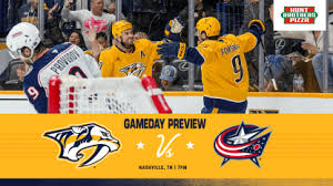 blue jackets vs predators Picture