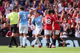 Should Bruno Fernandes have also been sent off after Phil Foden's red card in the Manchester derby?