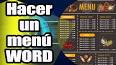 Video de cómo "ingeniería de menu" bar