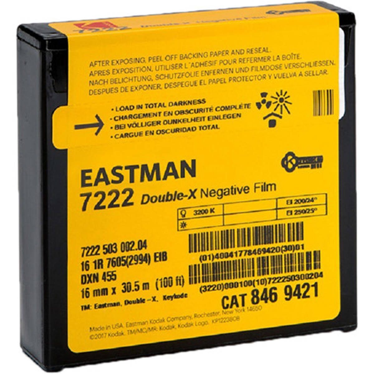 Kodak Eastman Double-X Black-and-White Negative Film 7222