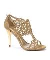 Gold heel sandals