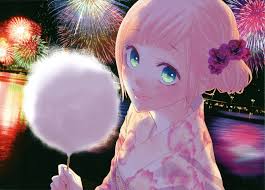 Képtalálat a következőre: „anime girl cotton candy”