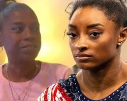 Hình ảnh về Simone Biles and her birth mother, if available