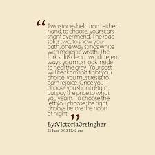 Quotes from Vic Orsini: Two stones held from either hand, to ... via Relatably.com