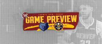 Nuggets host Grizzlies on Wednesday