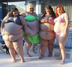 Resultado de imagem para gordas na praia