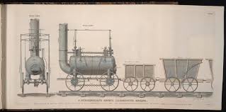 Patent Lokomotive, öl von Benjamin Tanner (1775-1848, United States)