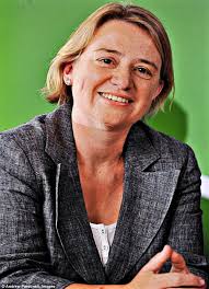Natalie Bennett, the leader of The Green Party, who has been contesting Farage&#39;s TV antics with her own - article-0-1B21395200000578-279_634x878