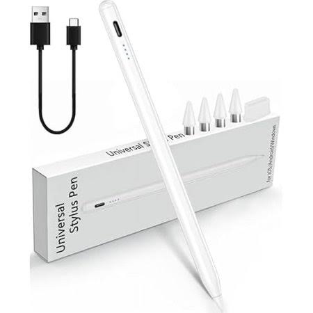 Stylus Pen for iPhone 16 15 14 13 12 11 Pro Plus Max Apple Pencil Compatible with iPhone Phone TouchScreens - White