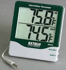 Extech Big Digit Indoor/Outdoor Thermometer