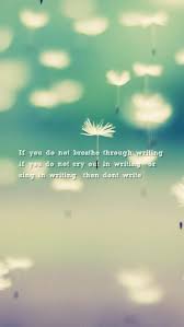 writing, culture Quotes Wallpapers - If you do not breathe through ... via Relatably.com