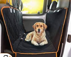 dog car seat coverの画像