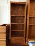 Solid wood shelving units