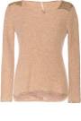 Pull beige femme