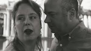 Actors Laura Derry and Paul Erskine in “The Ring or the Pacific?” - Improv-How-We-First-Met-San-Francisco