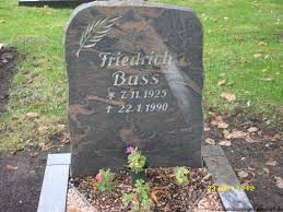 Grab von Friedrich Buss (07.11.1925-22.01.1990), Friedhof ...