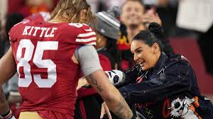 George Kittle's Wife Has One 'Honest' Request for Kyle Shanahan After 
49ers-Chiefs