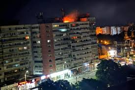 Russian drone targeting Ukraine goes astray, crashes into apartment building in NATO member Romania