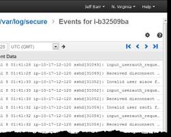 Image of CloudWatch Logs screen