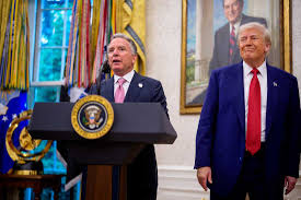Trump defends key negotiator after leaked phone call appears to show him coaching Russia