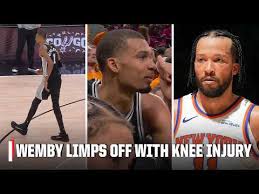 Knicks make quick surge after Wemby limps off to the bench | NBA on ESPN