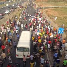 Image result for nigerians trek for buhari