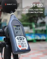 Ideal for urban construction sites, ST‑12D sound level meter ...