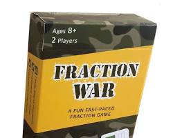 Fraction War game for kids