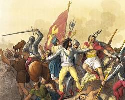 Imagen de Atahualpa captured by Pizarro