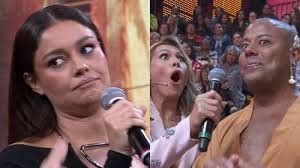 Integrante da plateia do Domingão choca Sophie Charlotte: 'Se não vai me...'