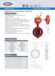 WAFER BUTTERFLY VALVE WITH SUPERVISORY SWITCH