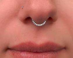 Imagem de Piercing no septo