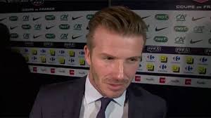 Beckham received a yellow card when he squared up to Marseille player Jordan Ayew following a rash tackle. Other than the booking Beckham is delighted with ... - David-Beckham-responds-to-012
