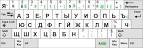 Autocollants cyrilliques pour le clavier - Magasin Russe