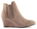 Bottines femme a talon compense