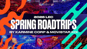 Riot Games reveals the fixtures for the LEC Spring Roadtrips