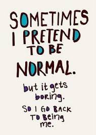 Quotes about being unique and diferent on Pinterest | Being Weird ... via Relatably.com