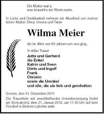 Wilma Meier | Nordkurier Anzeigen - 006200604101