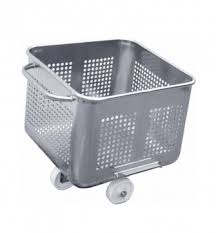 Stainless Standard 200 Litre Eurobin Buggy - LS Engineering