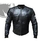 Blouson cuir moto homme
