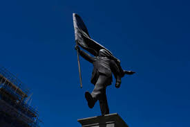 Banksy confirms new statue installed in central London is his work