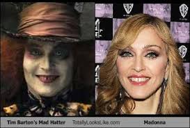 Tim Burton&#39;s Mad Hatter Totally Looks Like Madonna - tim-burtons-mad-hatter-totally-looks-like-madonna