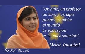 Resultado de imagen para malala frases