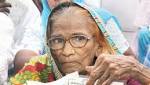 Ration card holders ration from