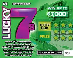 Lucky 7's scratch-off game