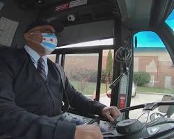 Image of Chicago bus driver