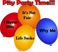 Image result for you're invited pity party