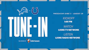 Detroit Lions players preparing for their preseason finale against the Indianapolis Colts