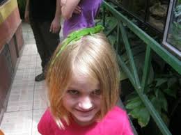 Arenal Eco Zoo: Annie with a lizard on her head! - arenal-eco-zoo