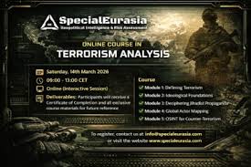 Online Course in Terrorism Analysis on 14 March 2026